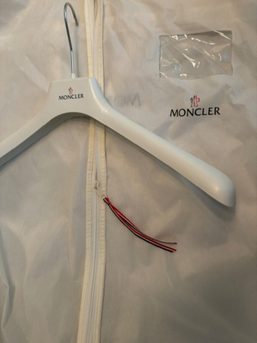 Moncler Garment Bag & Moncler Coat Hanger